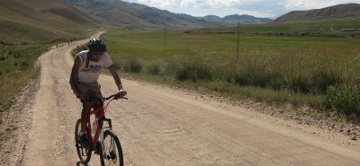 Sunil Bhopal Cycling on the  tour with redspokes